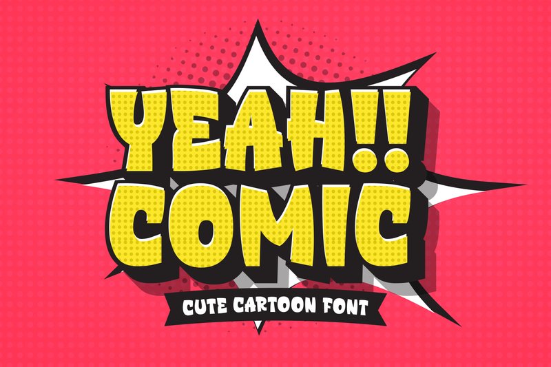 Yeah Comic (by Creative Fabrica Fonts)