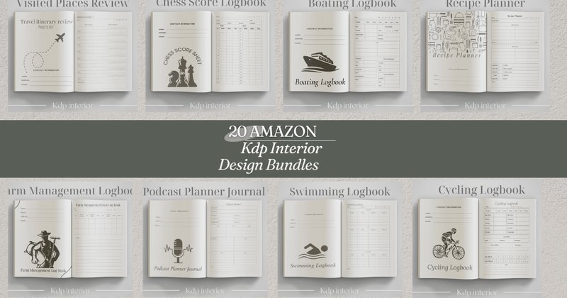 Amazon KDP Interiors Bundle (by Jane Minner)