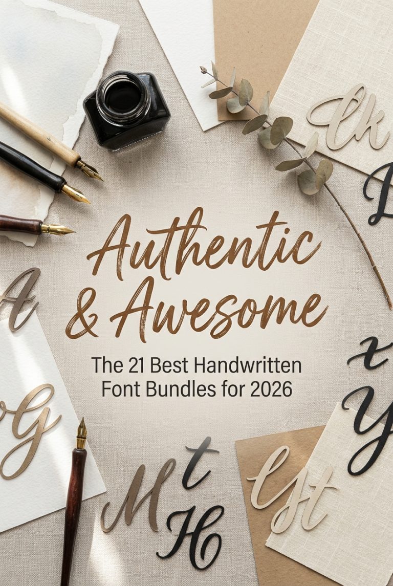 Authentic & Awesome: The 21 Best Handwritten Font Bundles for 2026 ...