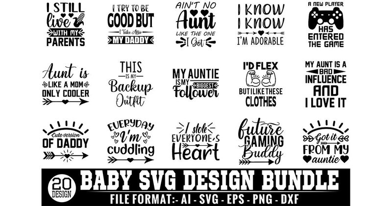 Baby SVG Design Bundle (by graphics_home)