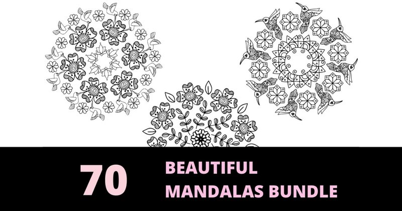 Beautiful Mandalas Bundle (by Fleur de Tango)