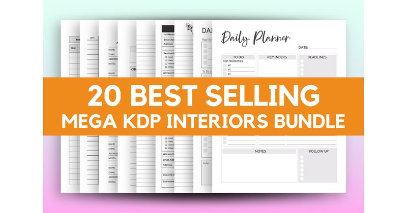 Best Selling Mega KDP Interiors Bundle (by Das_Design)