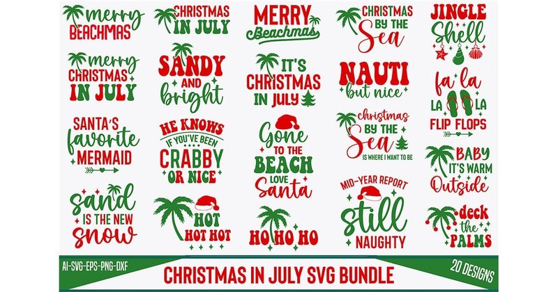 Christmas in July SVG Bundle (by creativemim2001)