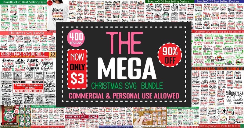 Christmas SVG Mega Bundle (by SimaCrafts)