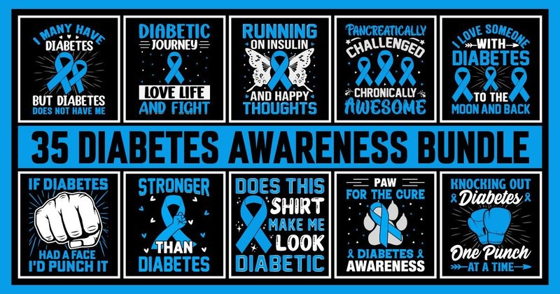 Diabetes Awareness Bundle (by Art & CoLor)