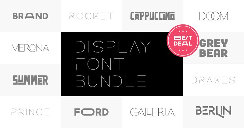 Display Font Bundle (by andikafez)