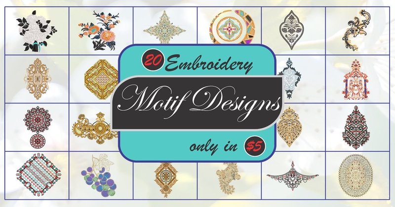 Floral Motif Design Bundle (by Virtual Digital)