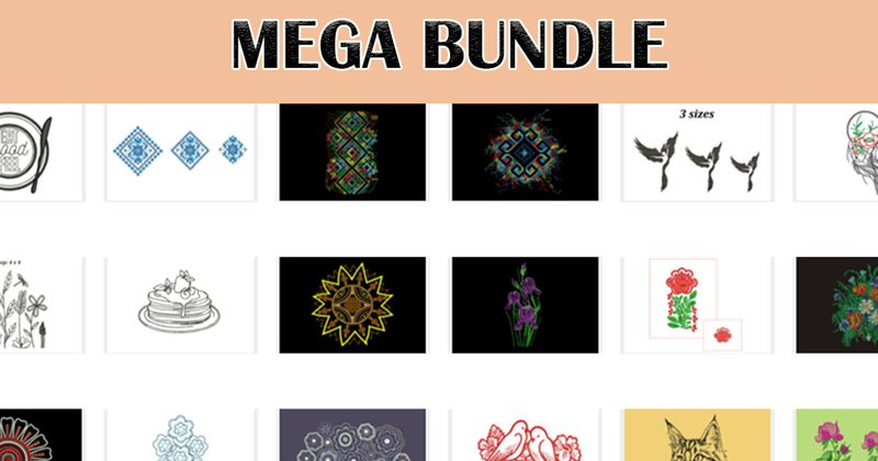 Flower Machine Embroidery Bundle (by FlowerEmbroidery)