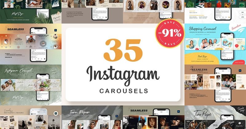 Instagram Carousels Bundle (by Sko4)
