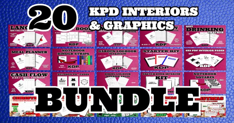 KDP Interiors & Graphics Bundle (by .99 Cent Digital Products)