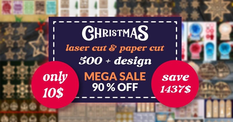Laser Cut Christmas Super Bundle (by Art Hub)