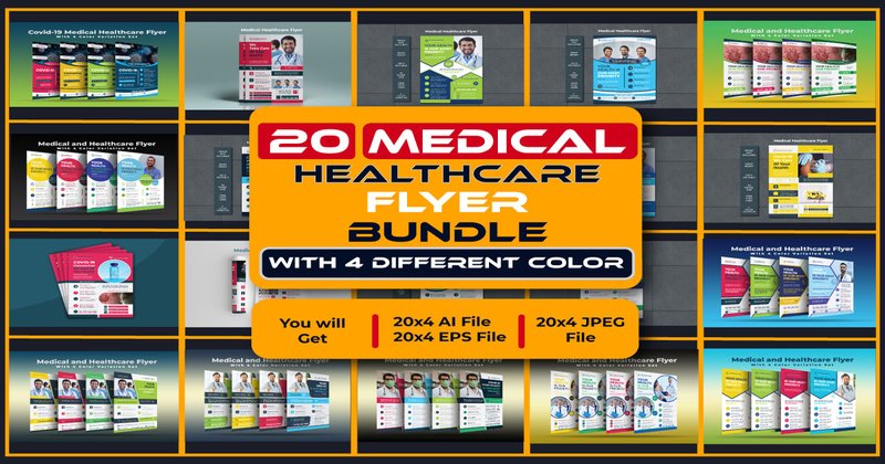 Medical and Healthcare Flyer Bundle (by shamsul75)