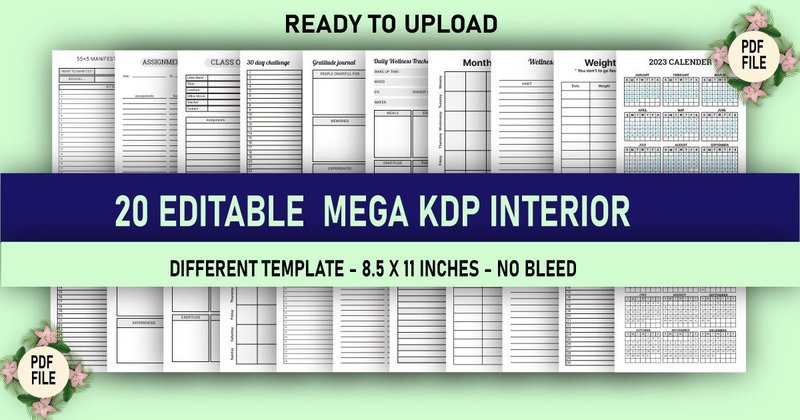 Mega KDP Interiors Bundle (by rahimaartwork077)