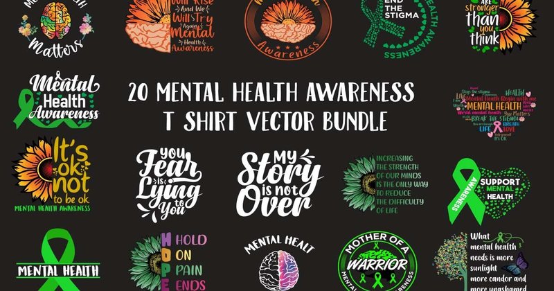 Mental Health Awareness Bundle (by Creative shirts)