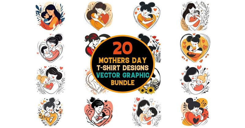 Mothers Day Vector Graphic Bundle