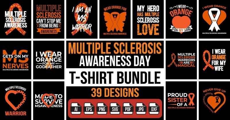Multiple Sclerosis Awareness T-Shirts (by tanvir enayet)
