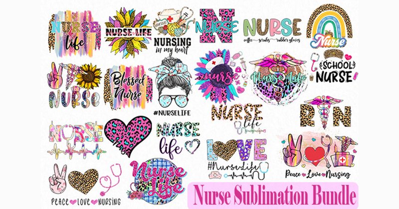 Nurse Sublimation Bundle (by NicholeRosales)