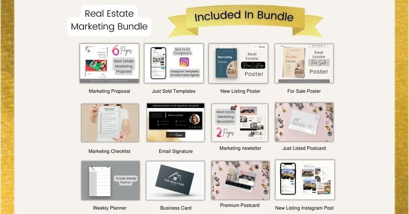 Premium - Real Estate Marketing Bundle (by Realtor Templates)