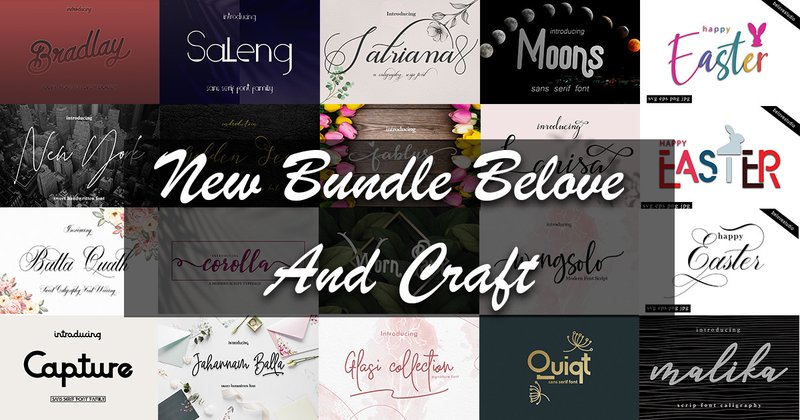 Signature & Handwritten Fonts Bundle (by Belovestudio)