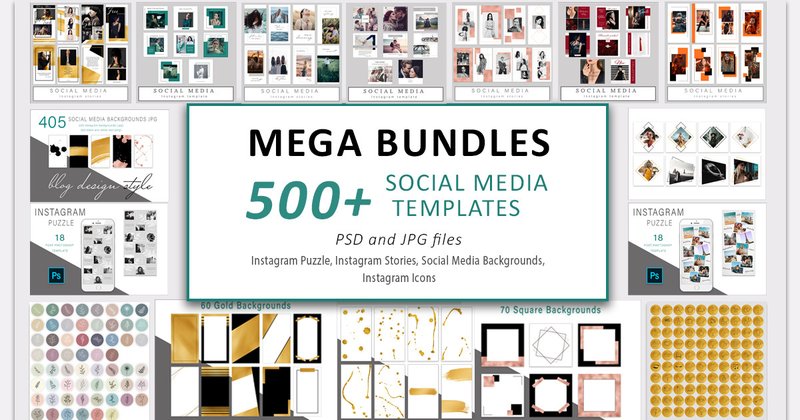 Social Media Template Mega Bundle (by AS Digitale)