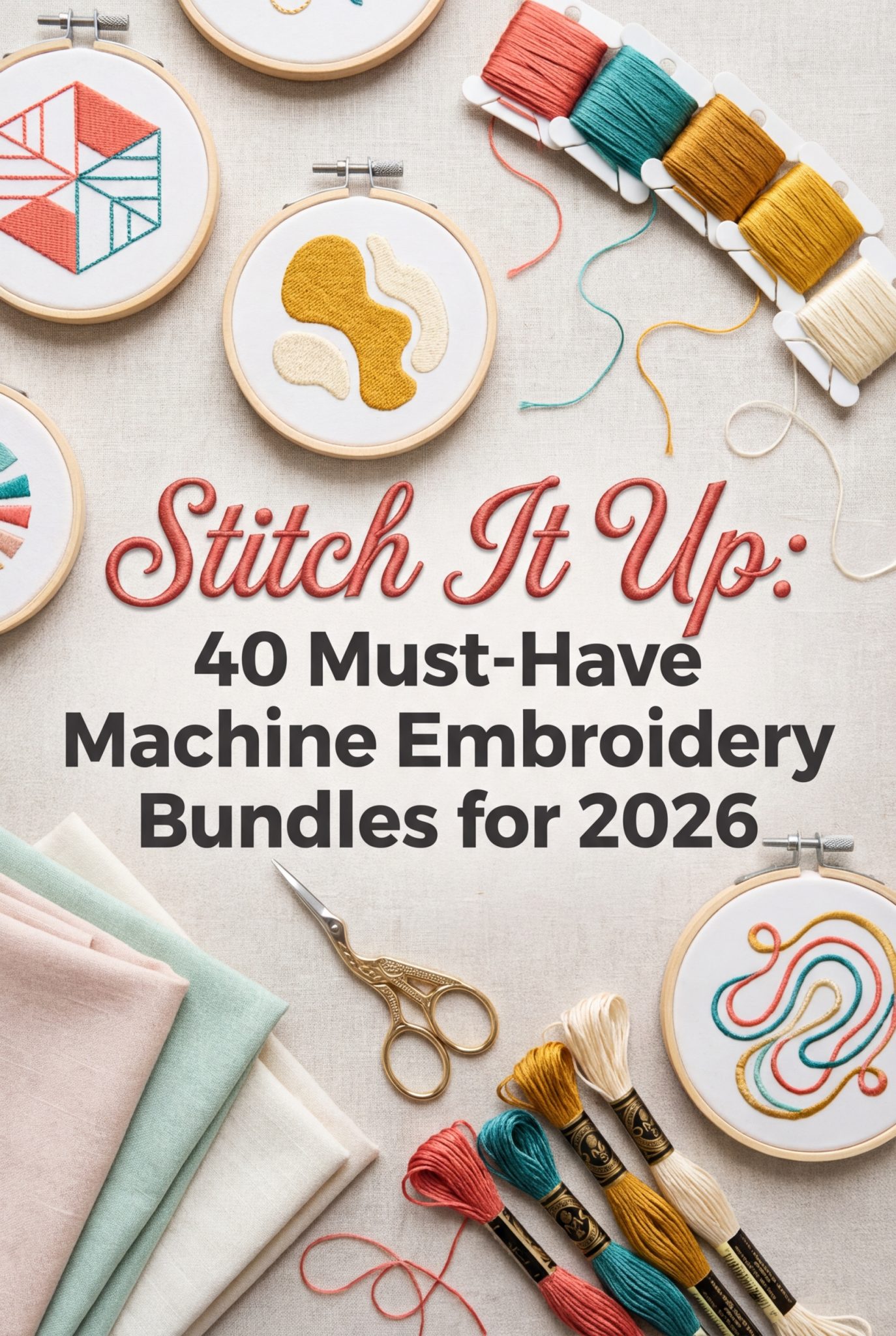 Stitch It Up: 40 Must-Have Machine Embroidery Bundles for 2026 ...