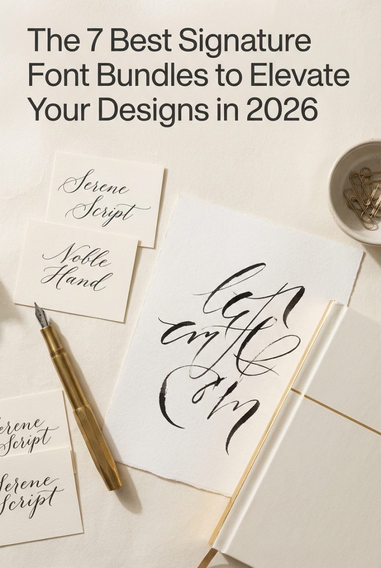 The 7 Best Signature Font Bundles to Elevate Your Designs in 2026 ...
