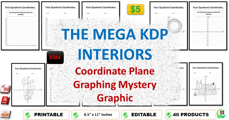 The Mega KDP Interiors Coordinate Plane Bundle (by AME⭐⭐⭐)