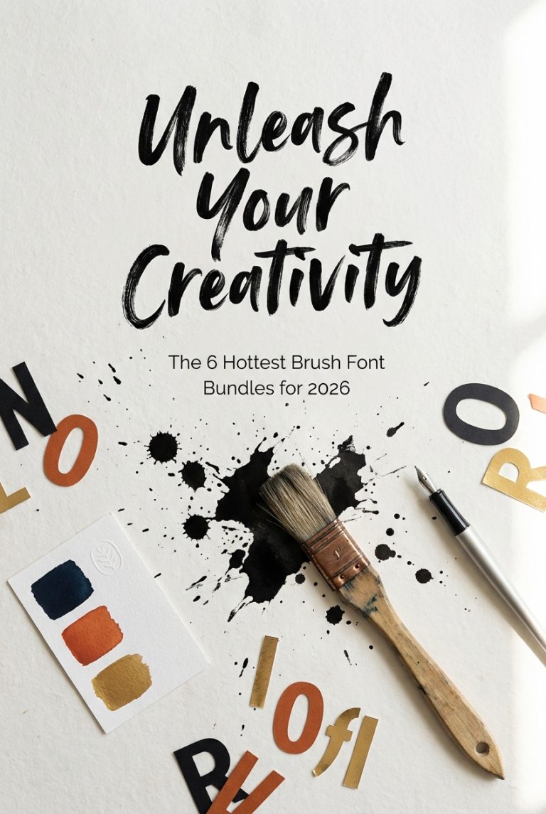 Unleash Your Creativity: The 6 Hottest Brush Font Bundles for 2026 ...