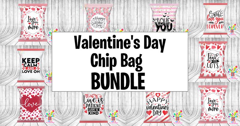 Valentine's Day Chip Bag Bundle (by Marila Designs)