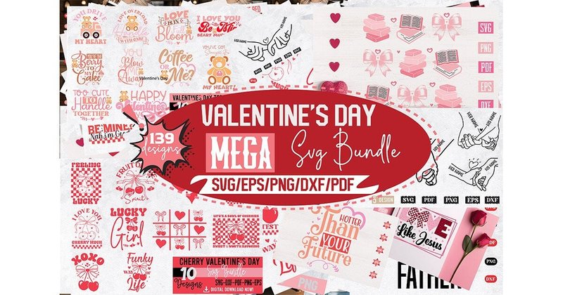 Valentine's Day Mega Bundle (by craftstorelap)