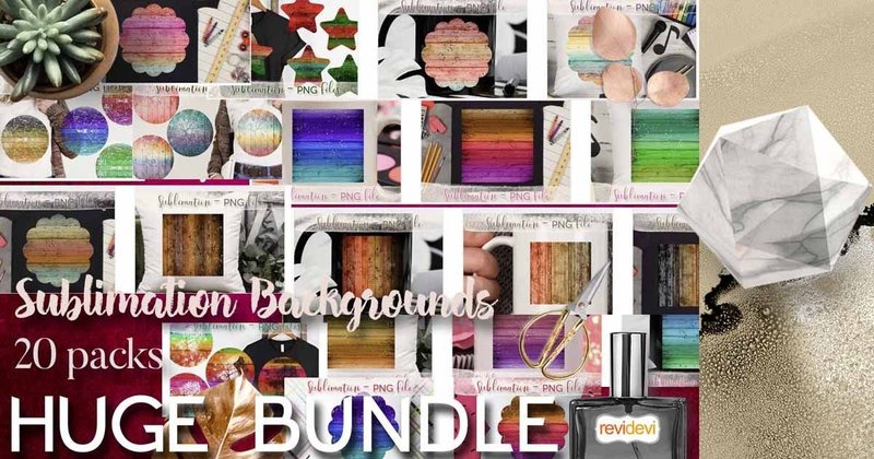 Wood Sublimation Backgrounds Big Bundle (by Revidevi)