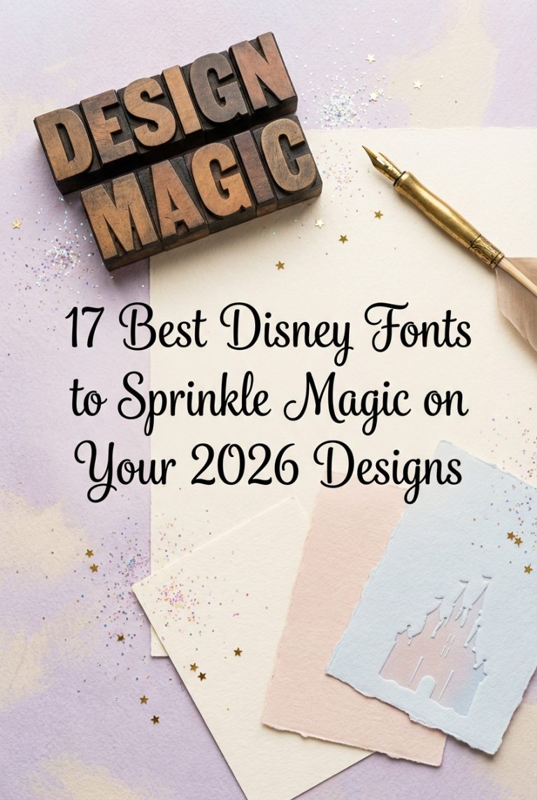 17 Best Disney Fonts to Sprinkle Magic on Your 2026 Designs ...