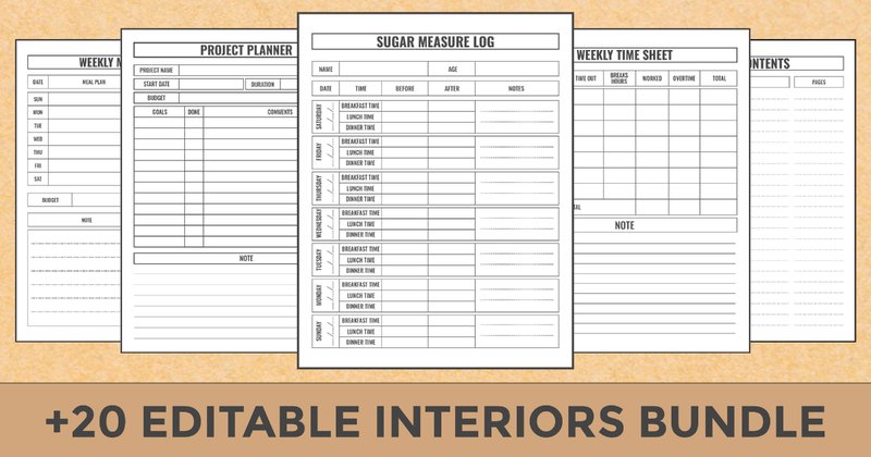 +20 Editable Interiors Bundle (by Abdel designer)