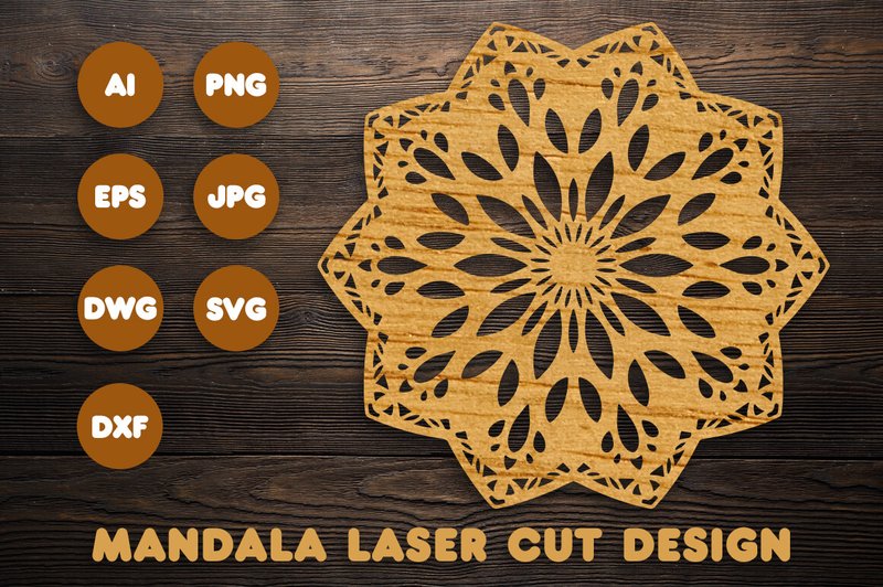 3D Floral Mandala Svg Files for Cricut (by Digital Design Den)