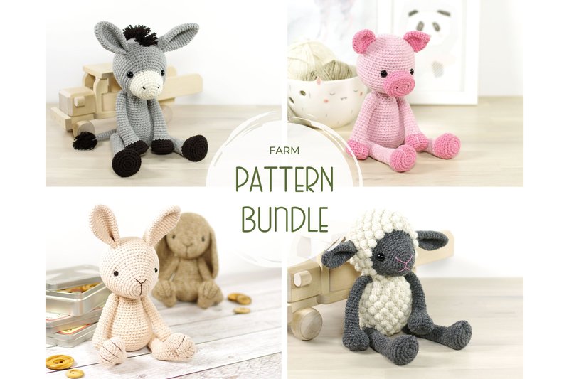 4 Amigurumi Crochet Patterns (by kristitullus)