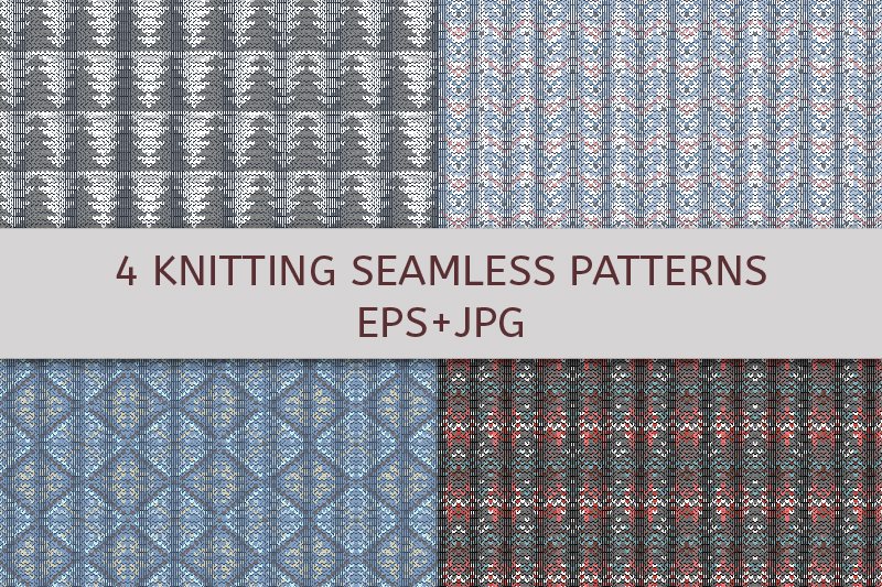 4 Knitting Patterns (by kazakova_o)