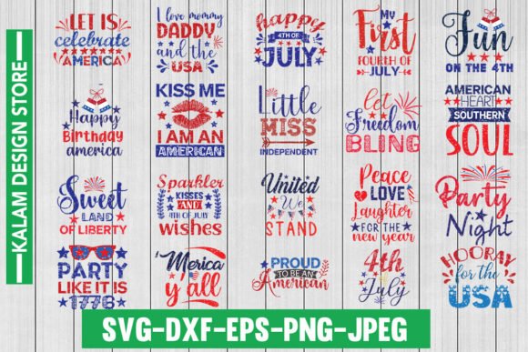 4th of July SVG Design Bundle