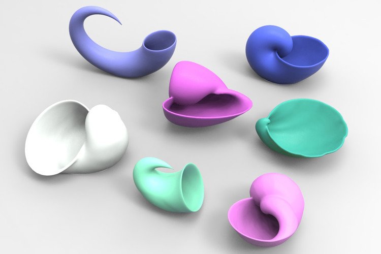 7 Shell Geometric Planter 3D Printing (by KseniyaOmega)