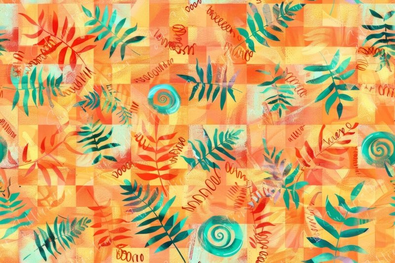 Abstract Tropical Patterns and Textures (by Sun Sublimation)