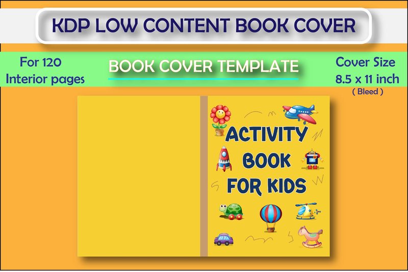 Activity Book Cover for KDP Low Content (by jyotiskumar7173)