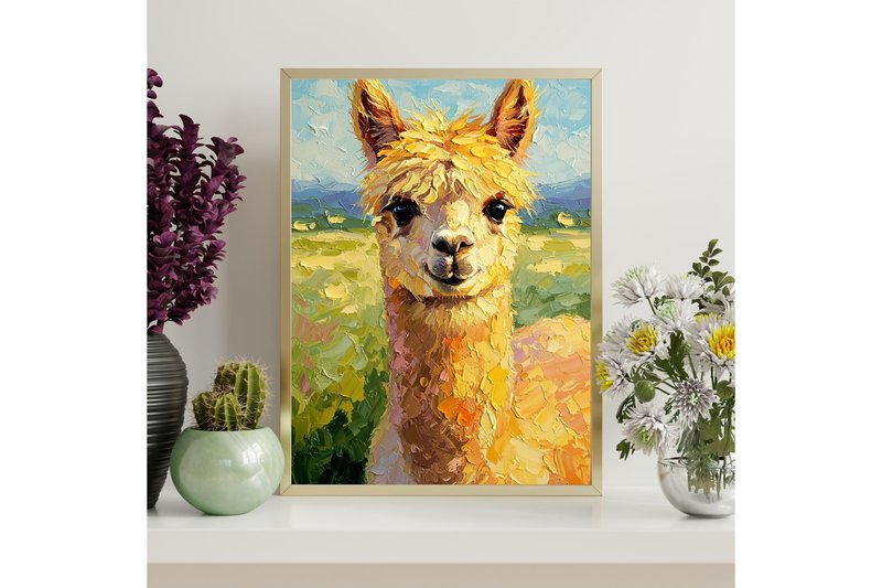 Alpaca Printable Wall Art Decor (by Younique Aartwork)