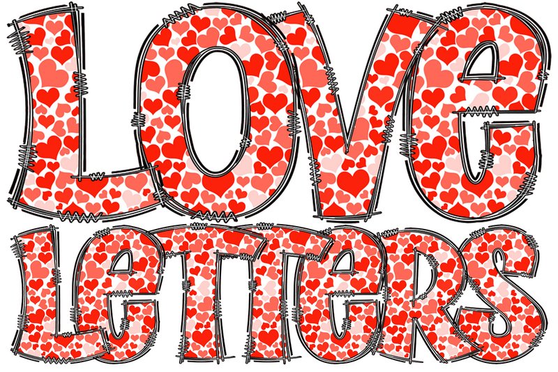 Alphabet Clipart Cute Valentine Font (by TheDigitalDeli)