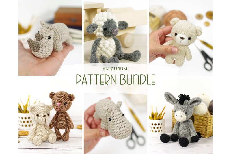 Amigurumi Crochet Pattern Bundle (by kristitullus)