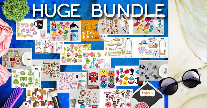 Animals Kawaii Clipart Bundle (by Revidevi)