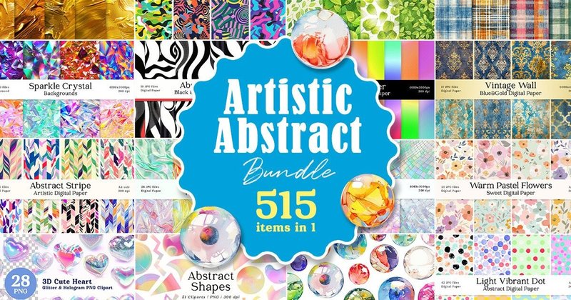 Artistic Abstracts Bundle (by lemonmoon)