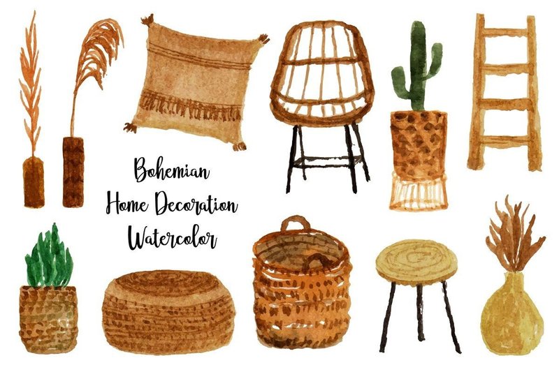 Artistic Boho Home and Room Decoration (by fathurmutiah)