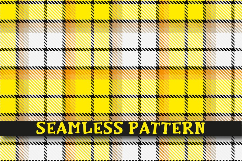 Autumn Check Plaid Seamless Patterns (by asmaakterjoti12)