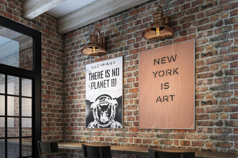 Bar Poster Mockups (by LuuqasDesign)