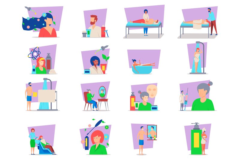 Beauty Routines and Wellness Practices (by pch.vector)