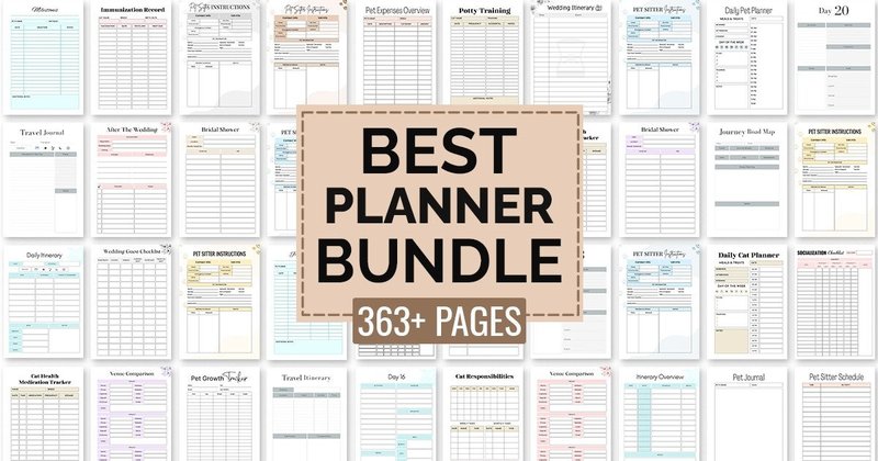 Best Planner Bundle (by SnapyBiz)